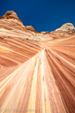 The layered rock formation of Coyote Butte North, aka 